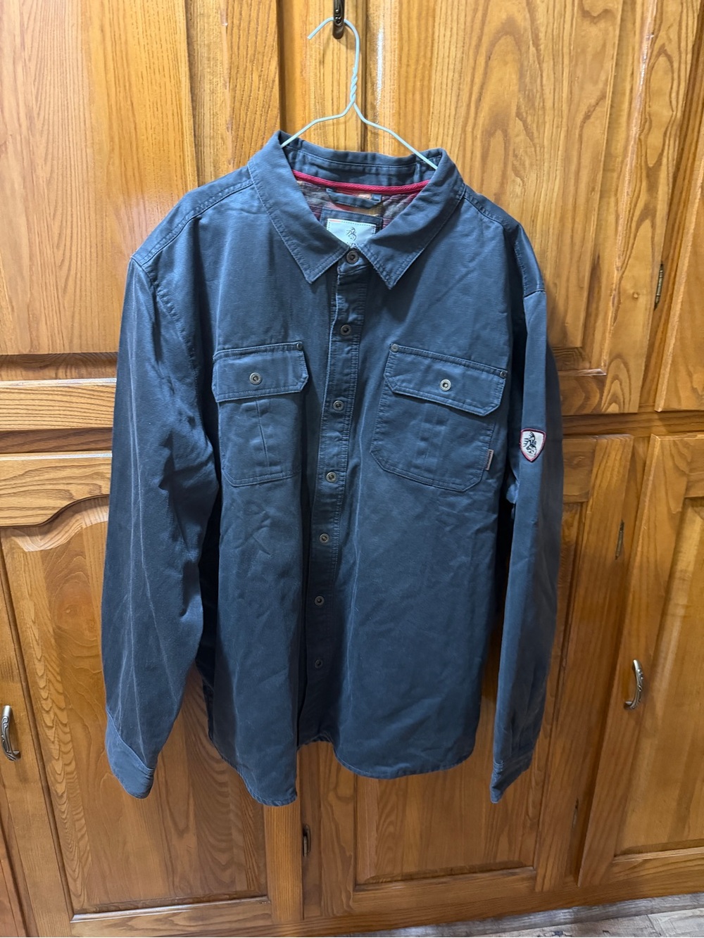Legendary Whitetails Charcoal Lightweight Utility Shirt Jacket Size 2XL